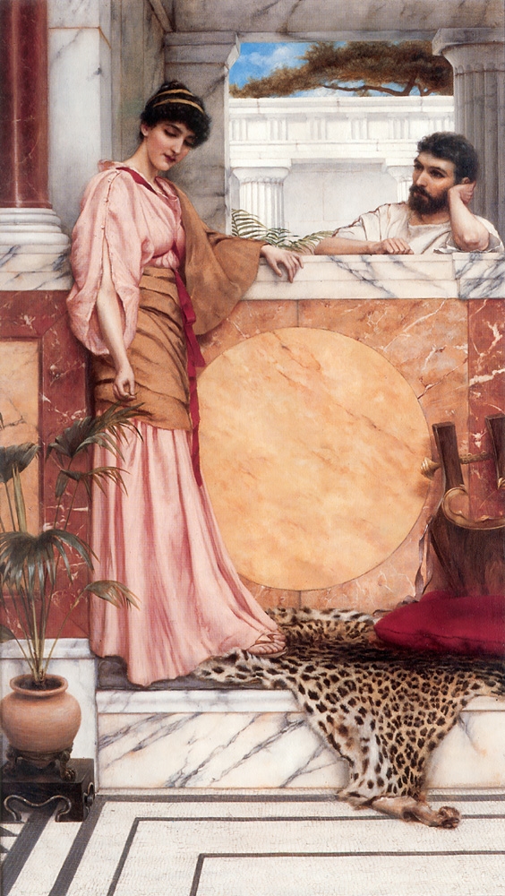 John William Godward (1861-1922) - Waiting for an Answer.JPG